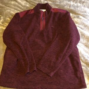 Tommy Bahama Maroon Zip-Up Sweater